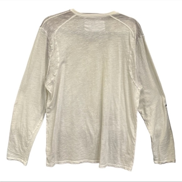 DIVISION E CO Shirt Long Sleeve 
Cream/Grey 
Size XL - Picture 2 of 8